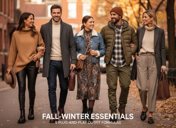 Fall-Winter Essentials: 5 Plug-and-Play Outfit Formulas